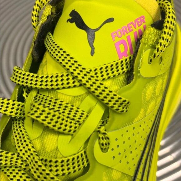 ForeverRun NITRO™ running shoes women's size US 7 neon yellow - Picture 5 of 11